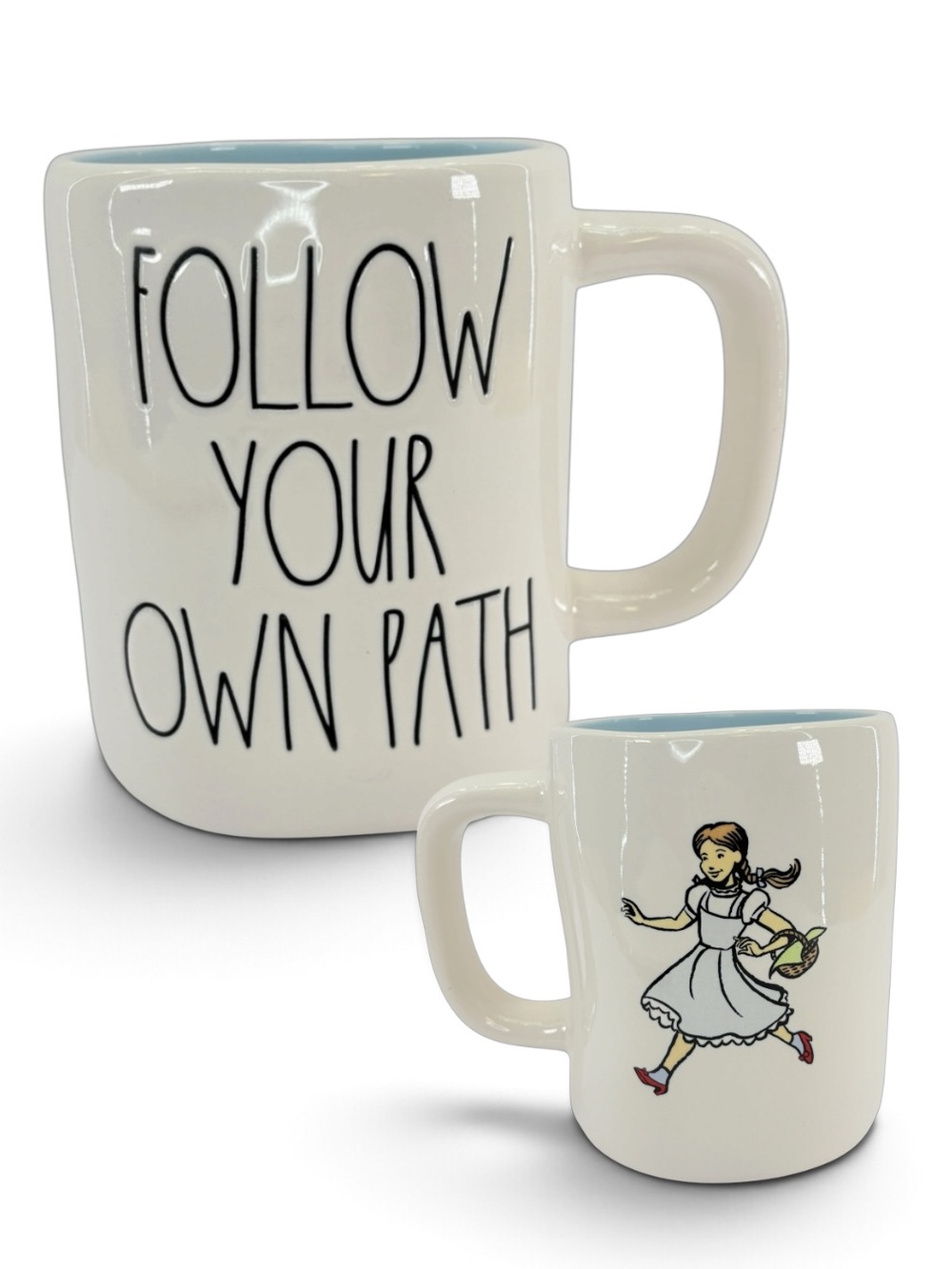 Rae Dunn Wizard of Oz Follow Your Own Path Dorothy Ceramic Coffee Tea Mug